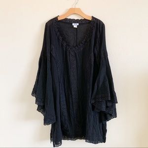 PIA Black Lace Cover Up